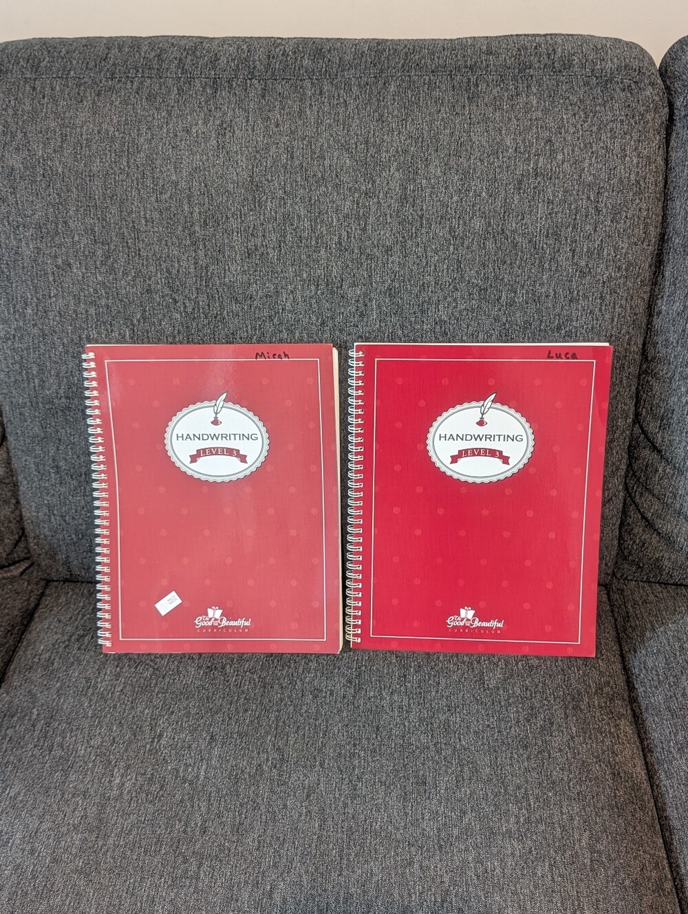 The Good and The Beautiful Print Handwriting Cursive Level 3 Spiral Workbooks 2